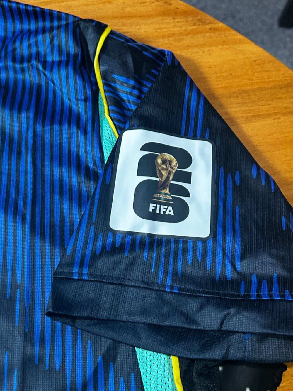 Neymar Jr #10 World Cup Soccer Jersey brazil Blue Men's Sizes - Picture 5 of 12